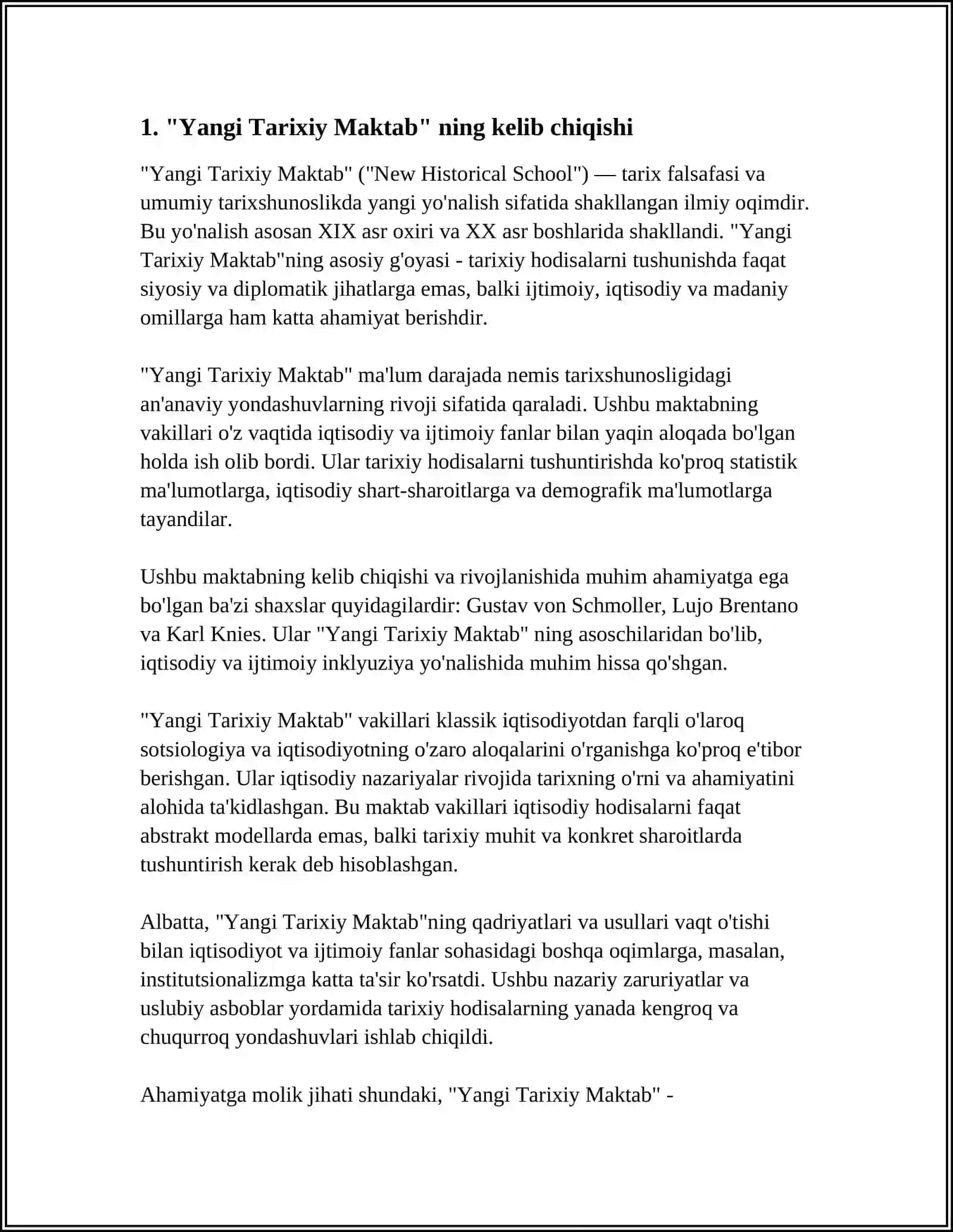 GERMANIYADA "YANGI TARIXIY MAKTAB" VA UNING IQTISODIY MAZMUNI 4