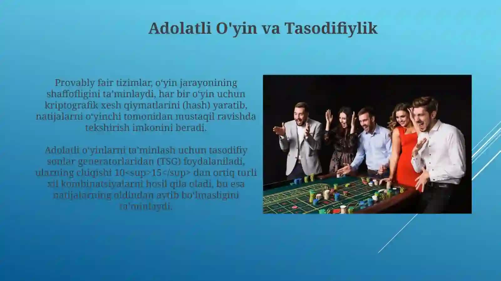 Qimor va garov o'yinlar o'tkazish 4