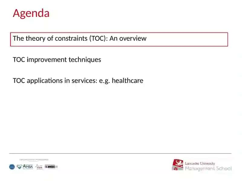 Theory of constraints and its applications Farmon Asadov 4
