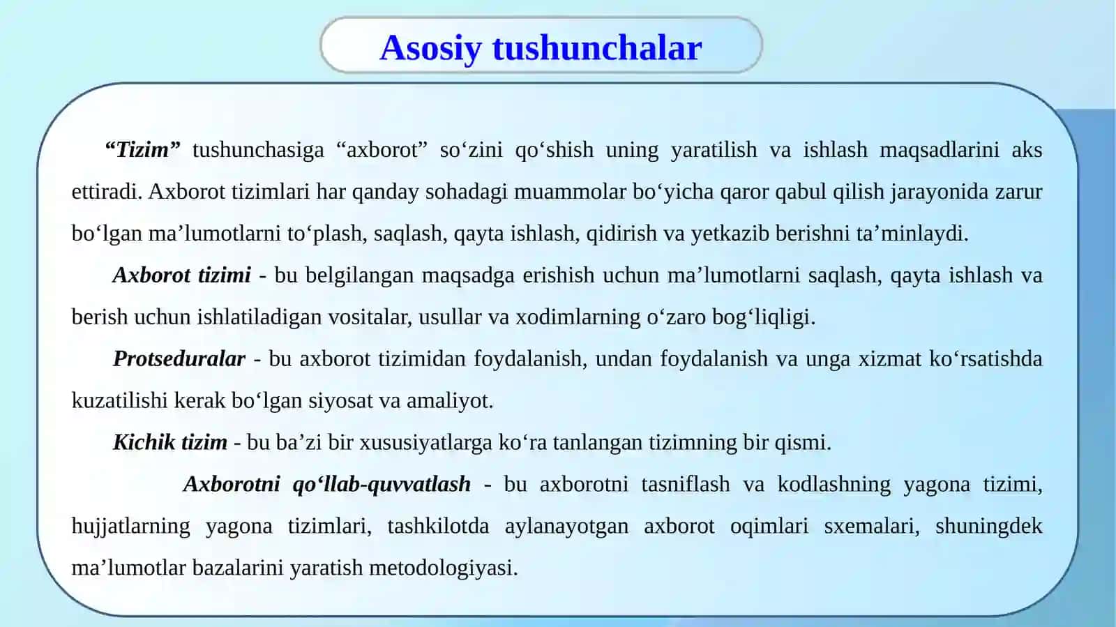 Iqtisodiyotda axborot-kommunikatsion texnologiyalar va tizimlar: Darslik 4