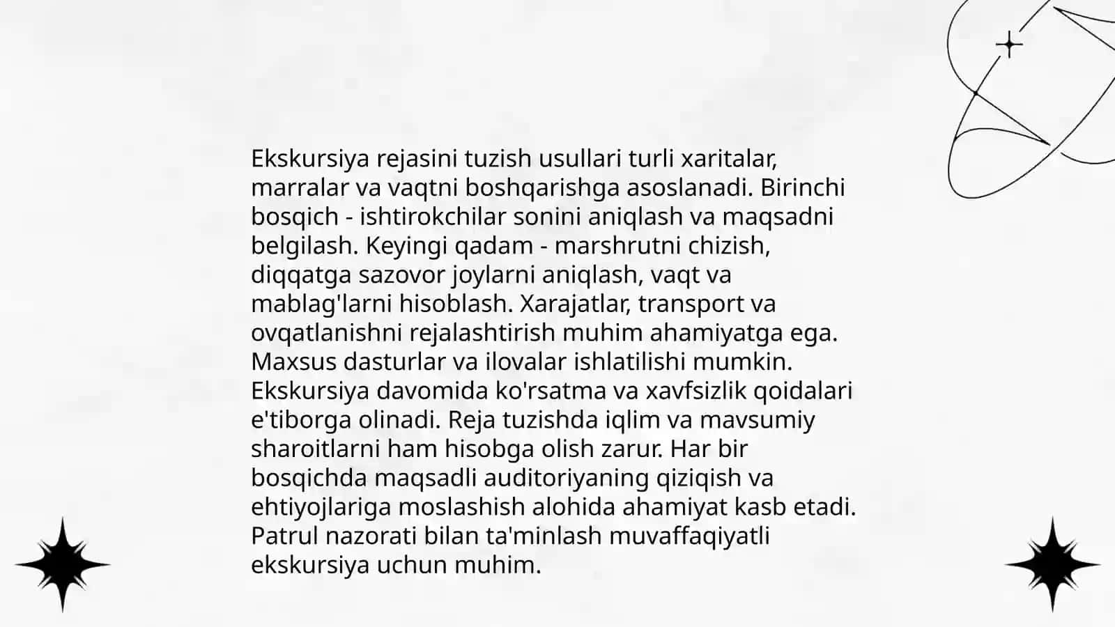 Muzey ekskursiyasini o'tkazish metodikasi 4