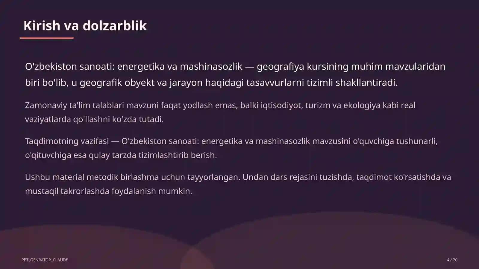 Geografiya (5–11) — metodik birlashma uchun 4