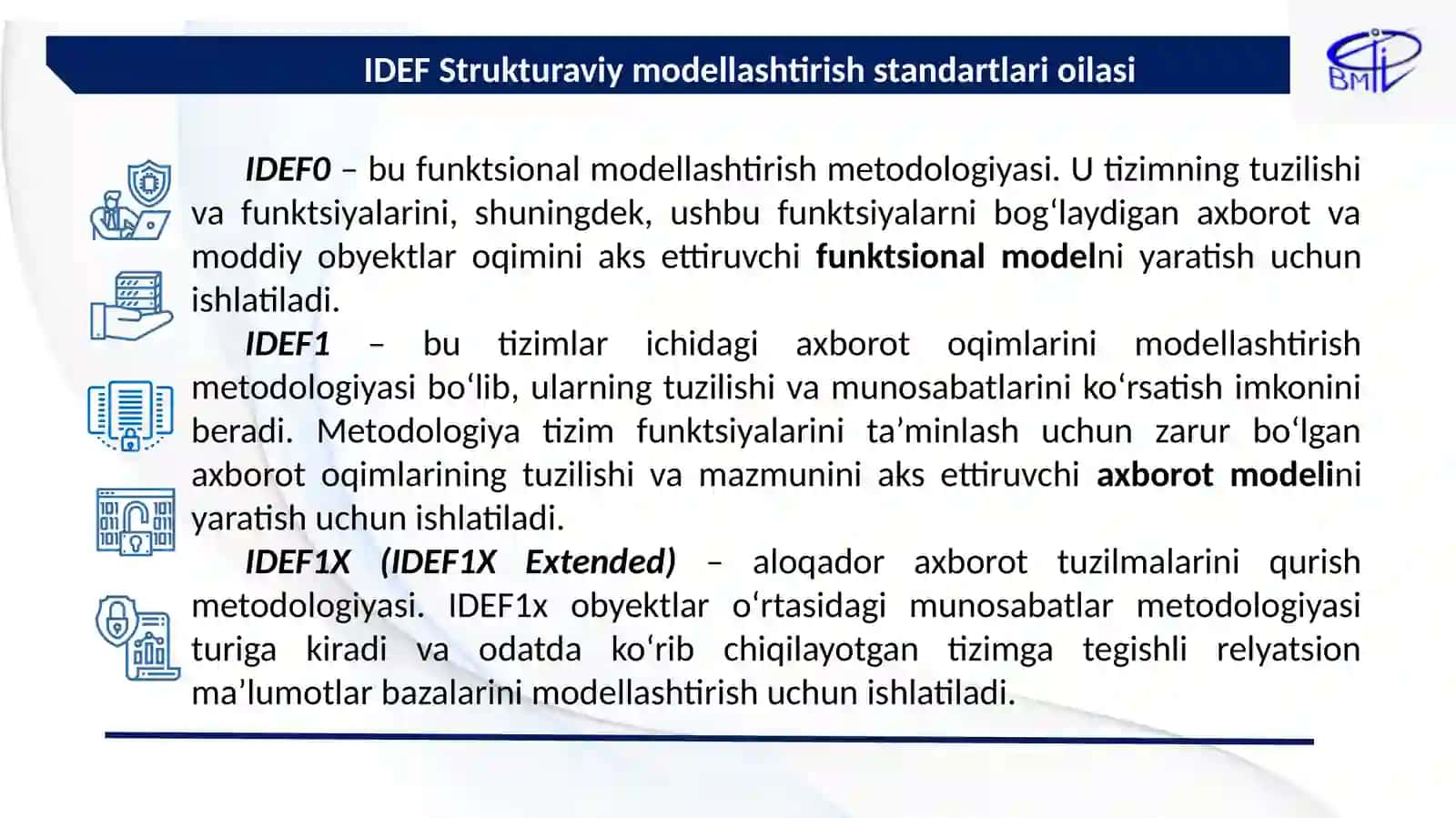 Biznes jarayonlarini modellashtirish metodologiyalari 4