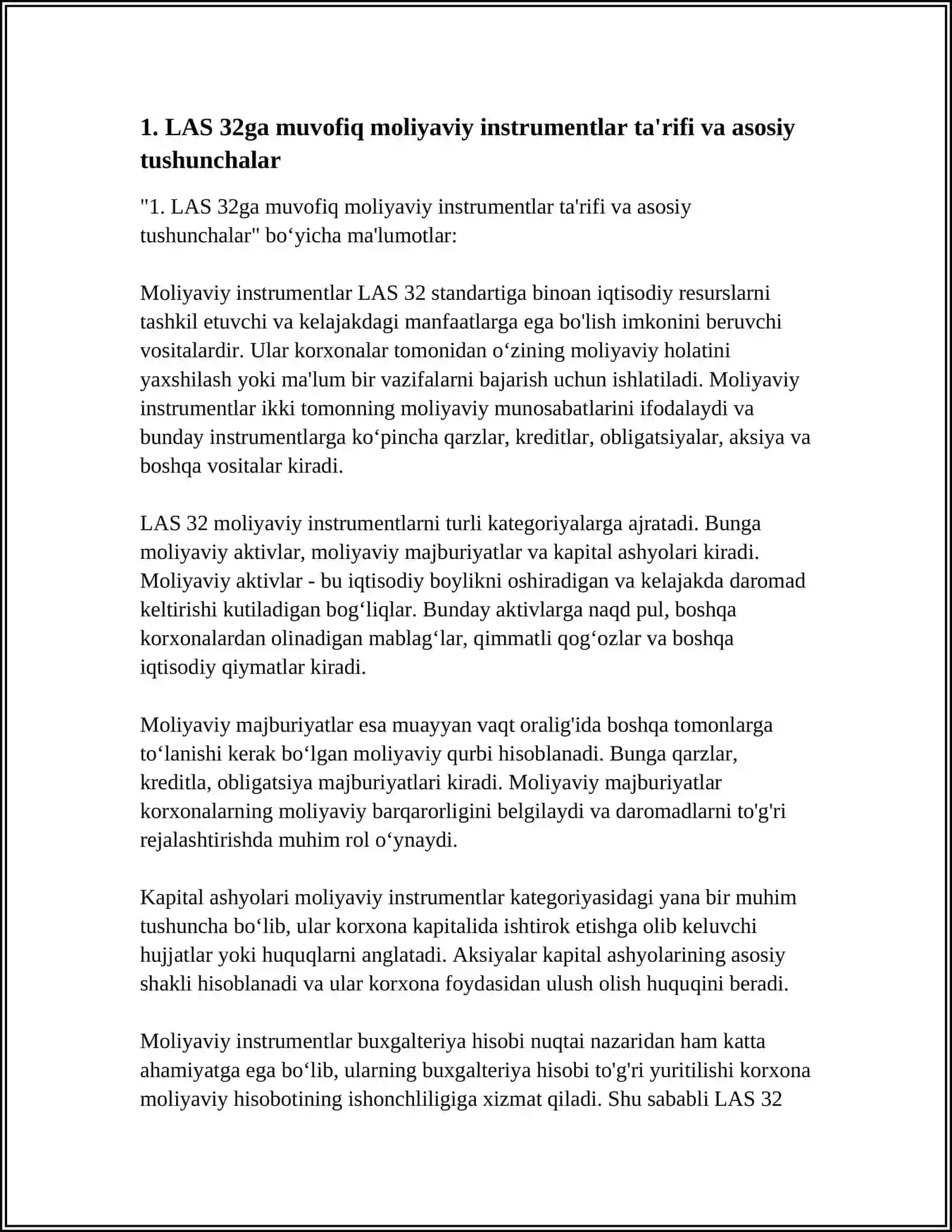 Moliyaviy Instrumentlar 4