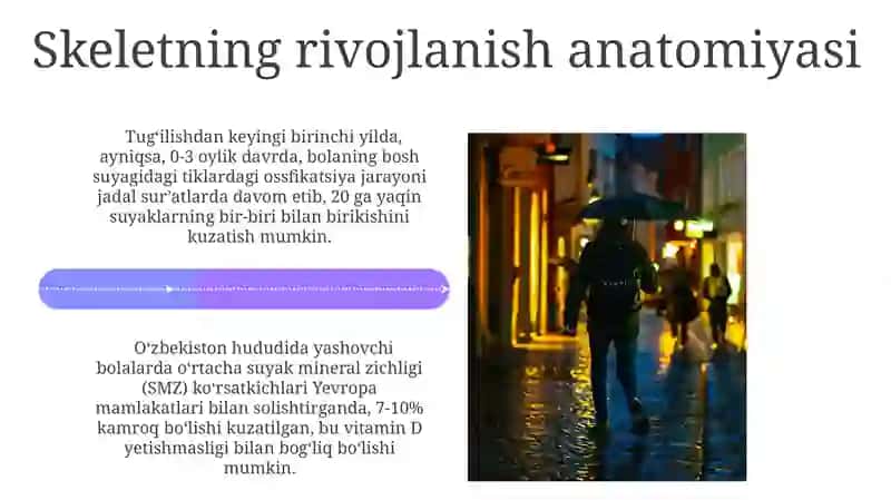 Rentgen anatomiyasi skelet rivojlanish anatomiyalari 4