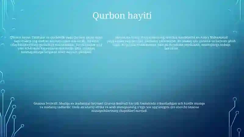 Marokashda O‘Tkaziladigan Festival Va Bayramlar 4