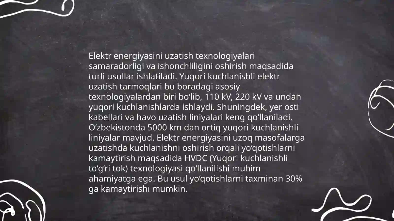 Issiqlik va elektr energiyalarini uzatish va iste’mol qilish 4