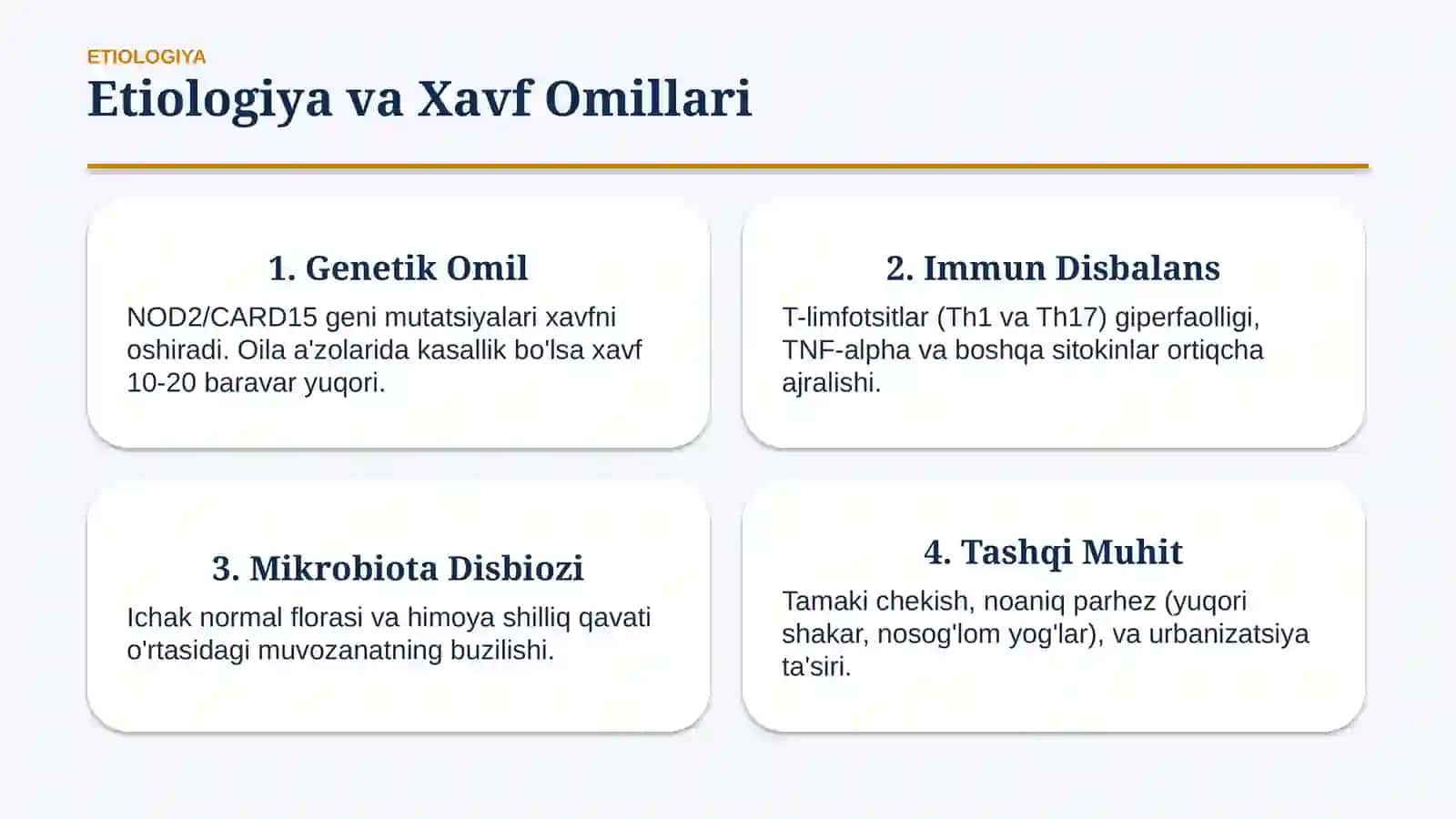 Kron kasalligi — Etiologiya, patogenez, klinika, diagnostika va davolash | 15 slayd 4