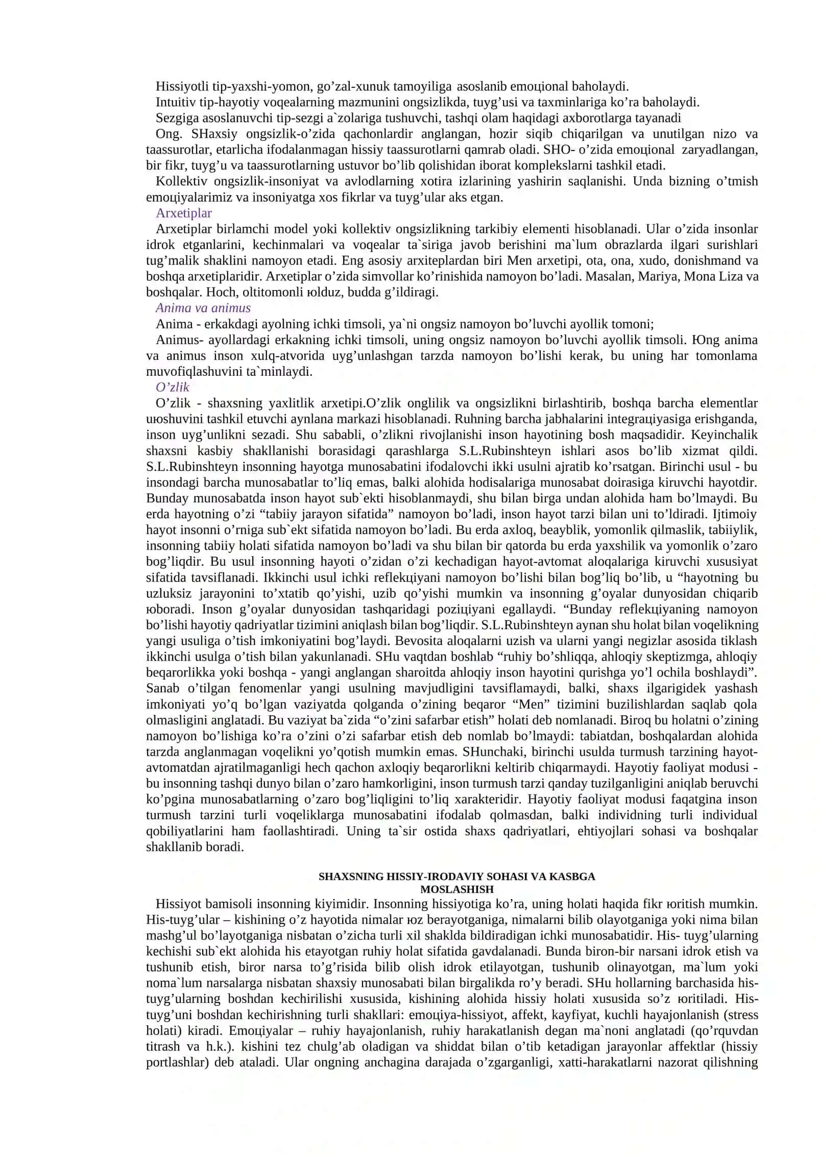 Kаsbiy psiхоlоgiyаdа shахs muаmmоsi. Shахsning kаsbiy ijtimоiylаshuvi muаmmоsi 4