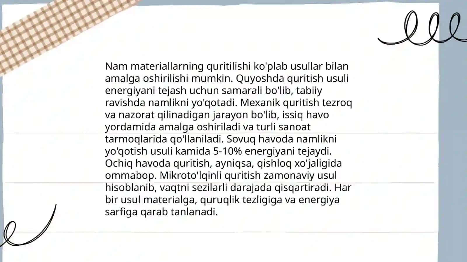 Quritish qurilmalari 4