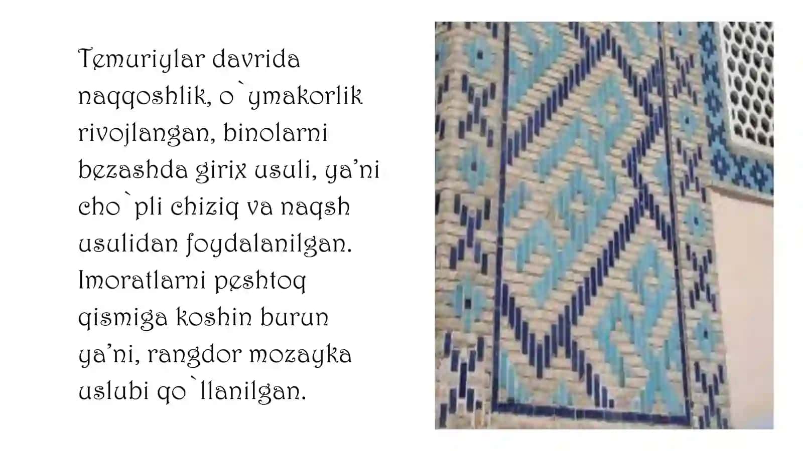 Temuriylar davrida me’morchilik 4