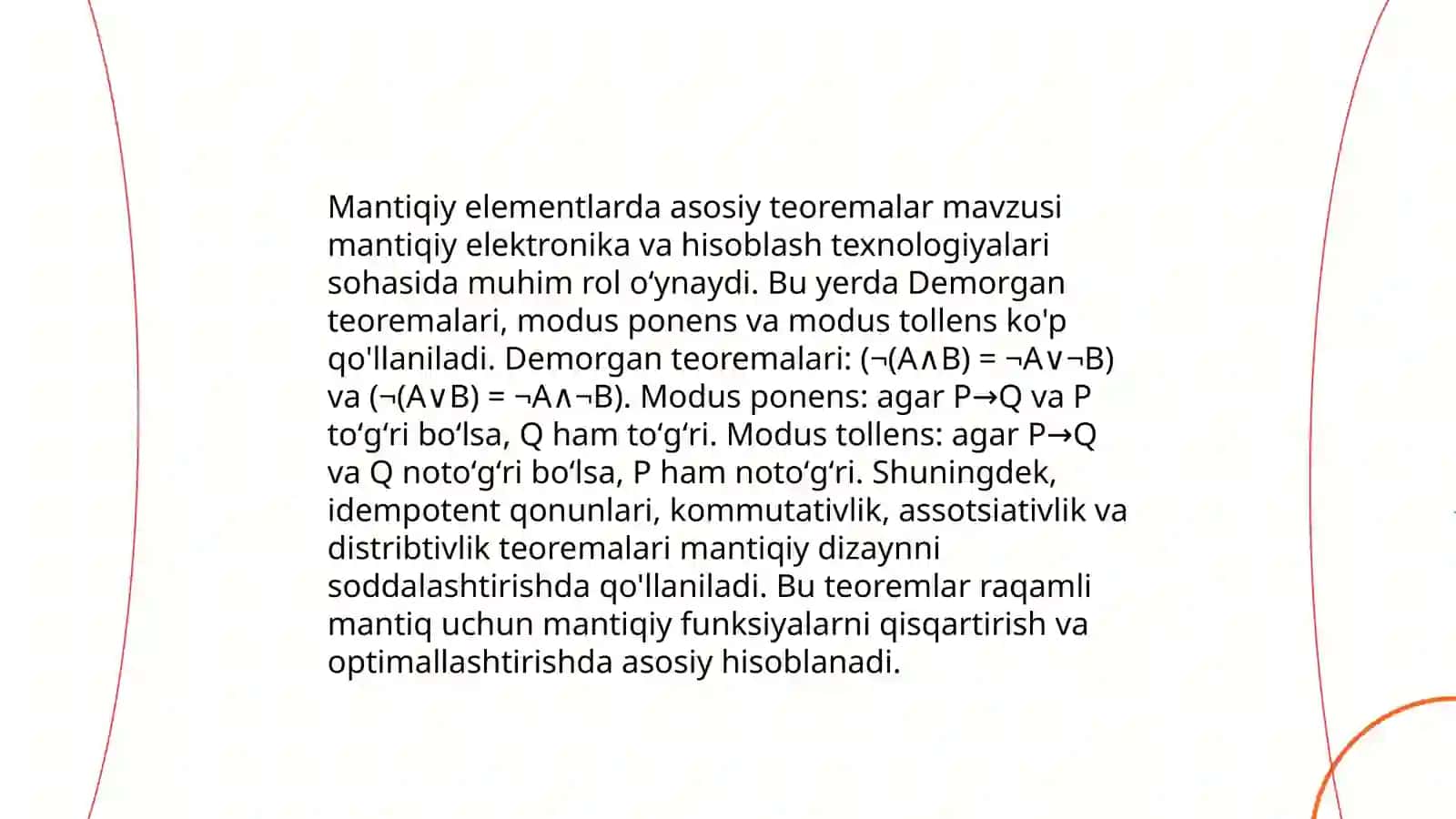 Mantiqiy elementlar 4