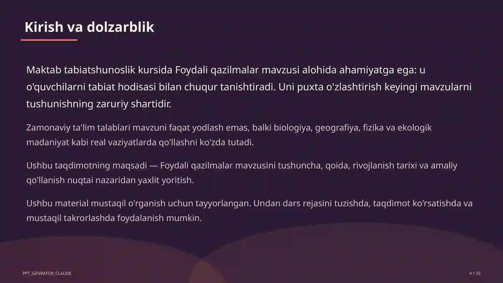 Foydali qazilmalar (3-sinf) 4