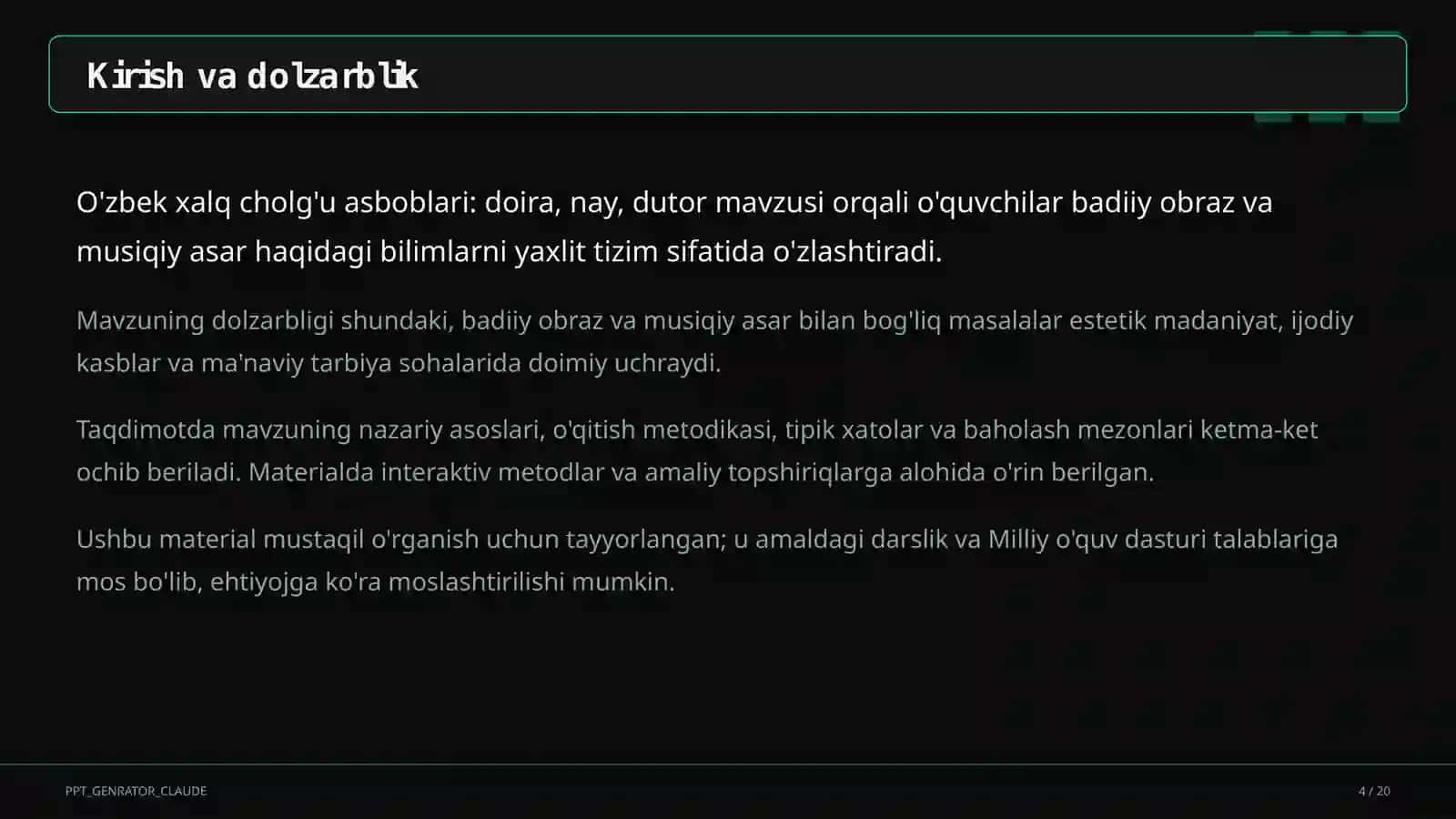 Tasviriy san'at va musiqa (1–7) 4