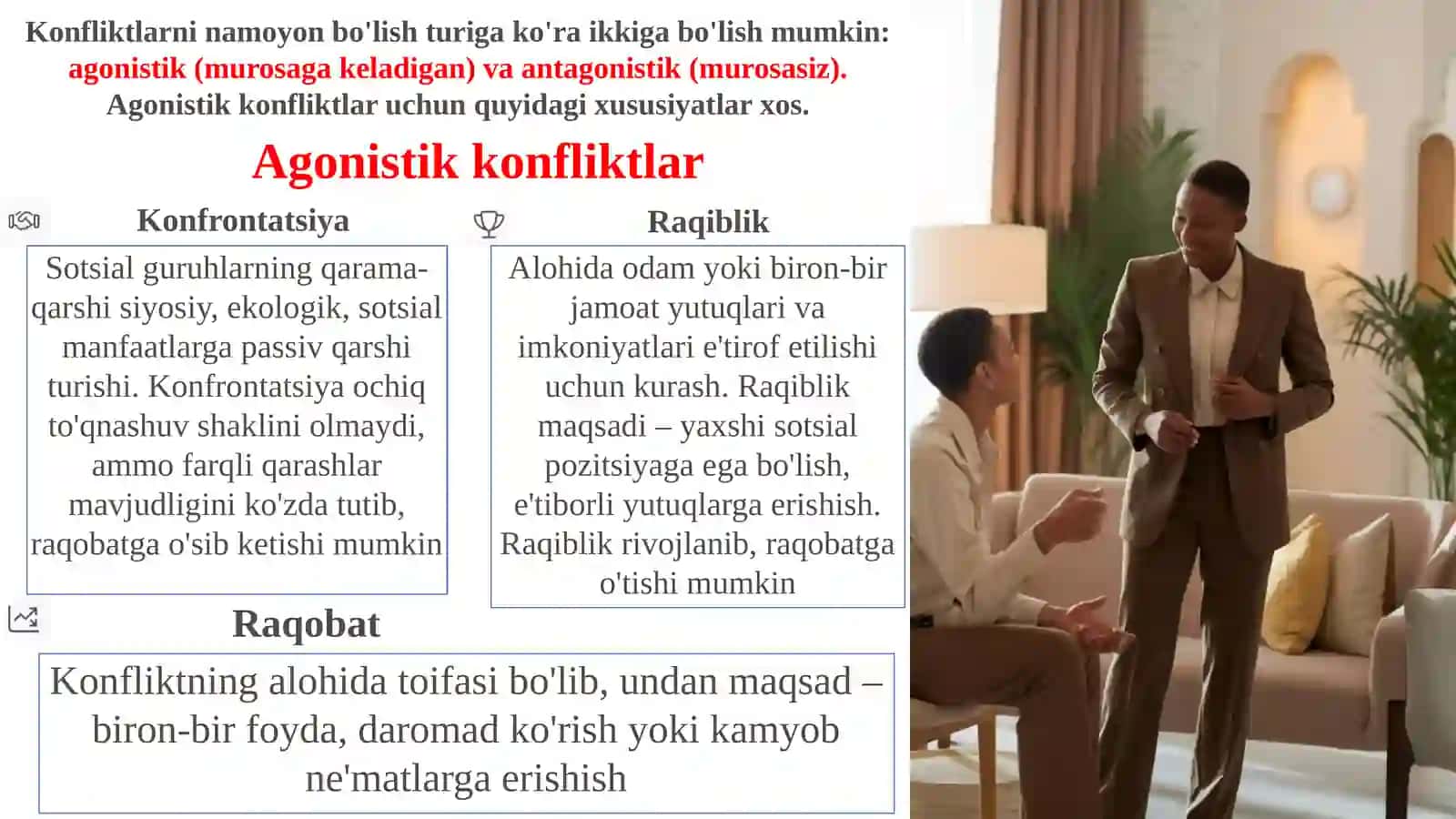 PEDAGOGIK KONFLIKT(NIZO)LARNING TURLARI 4