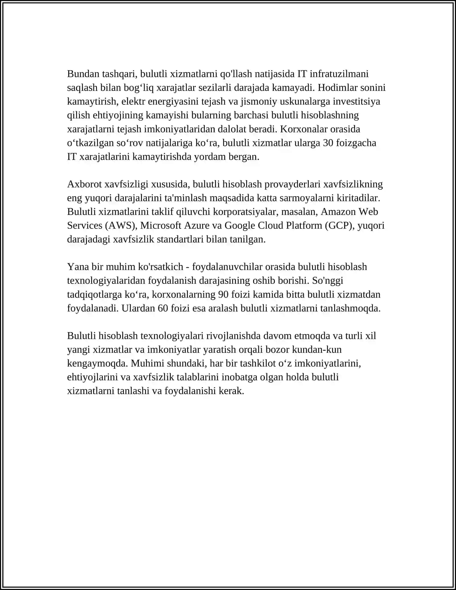 Bulutli hisoblash texnologiyalari 4