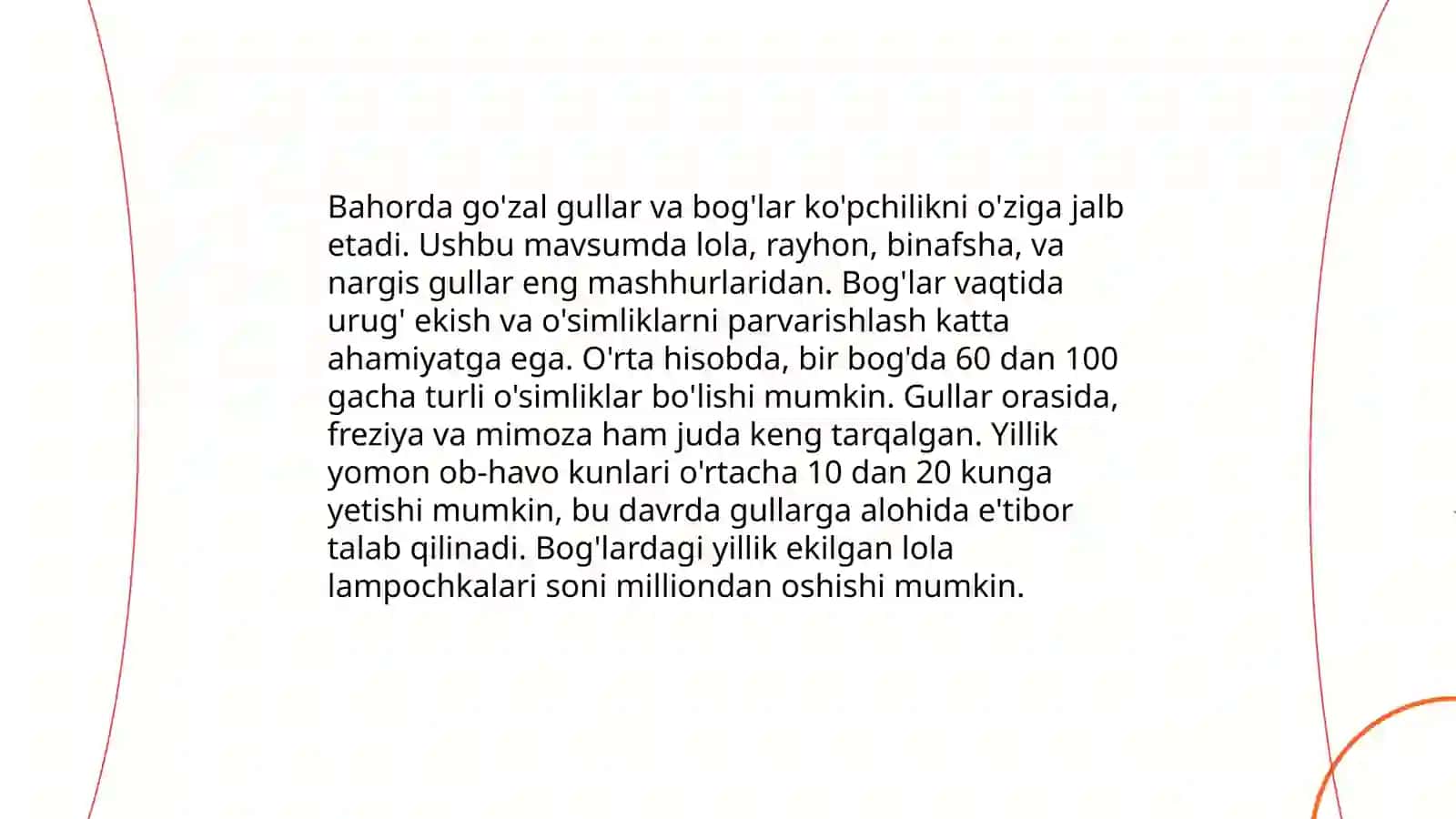Bahorning kelishi va tabiatning uyg'onishi 4