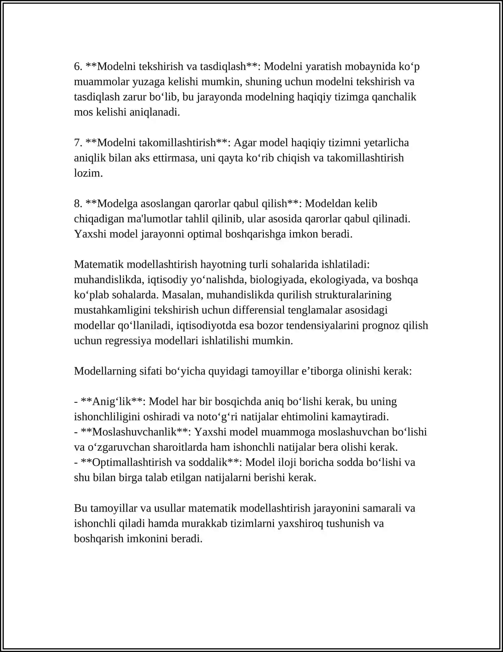 TIBBIYOTDA MATEMATIK MODELLASHTIRISH USLUBLARINI YARATISH 4