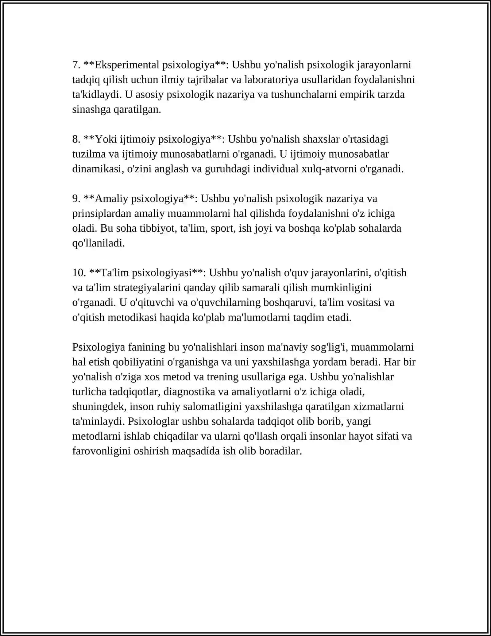 SIXOLOGIYA TARMOQLARI VA PSIXOLOG KASBIY FAOLIYATI 4