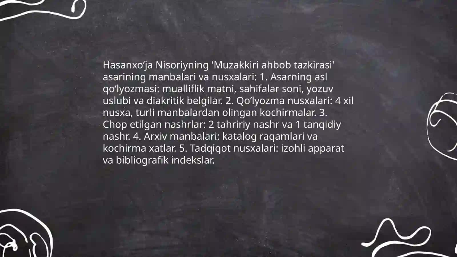 Hasanxoʻja Nisoriyning Muzakkiri ahbob tazkirasi 4
