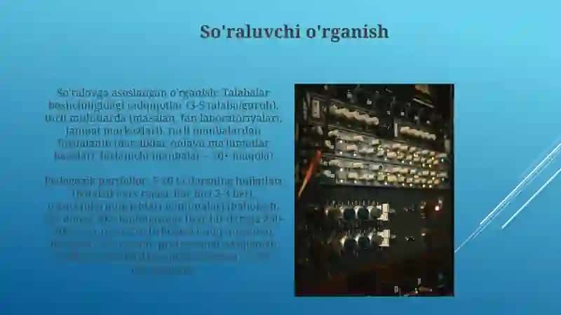 Pedagogik Portfellar: Tuzuv va Mazmun 4