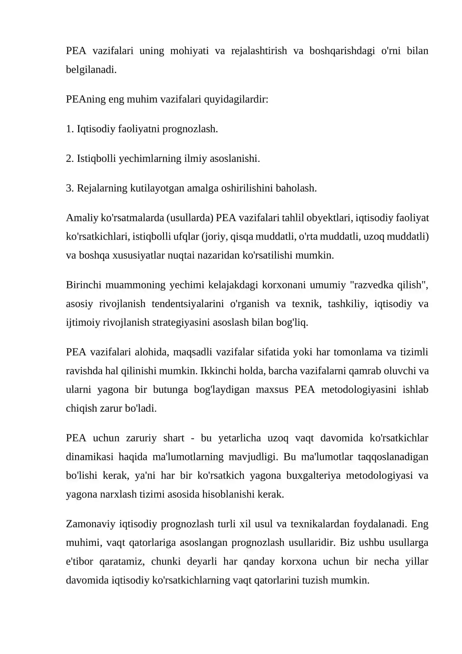 Istiqbolli iqtisodiy tahlil (IST) 4