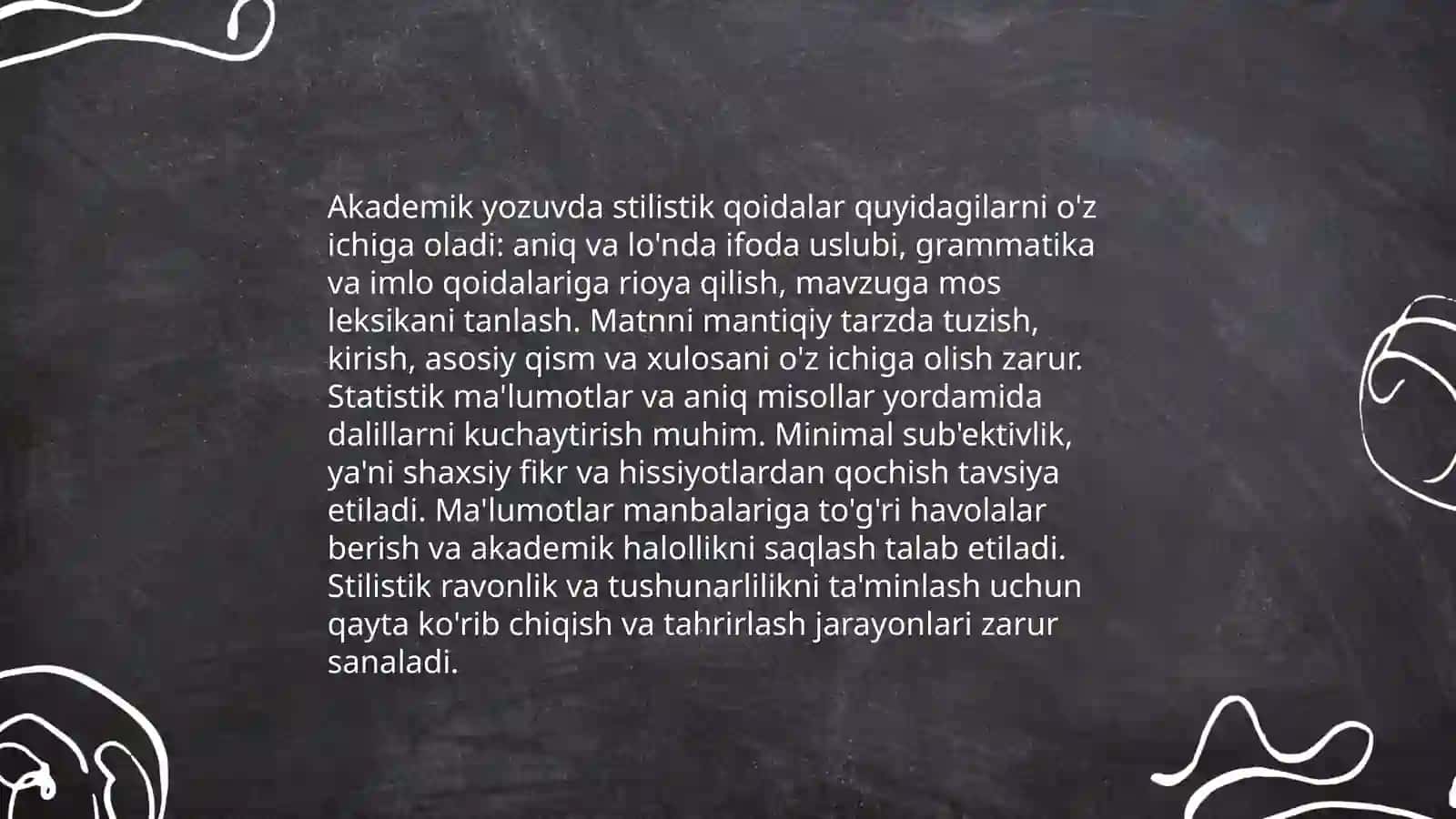 Akademik yozuv va axborot. Axborotning turlari va hususiyatlari 4