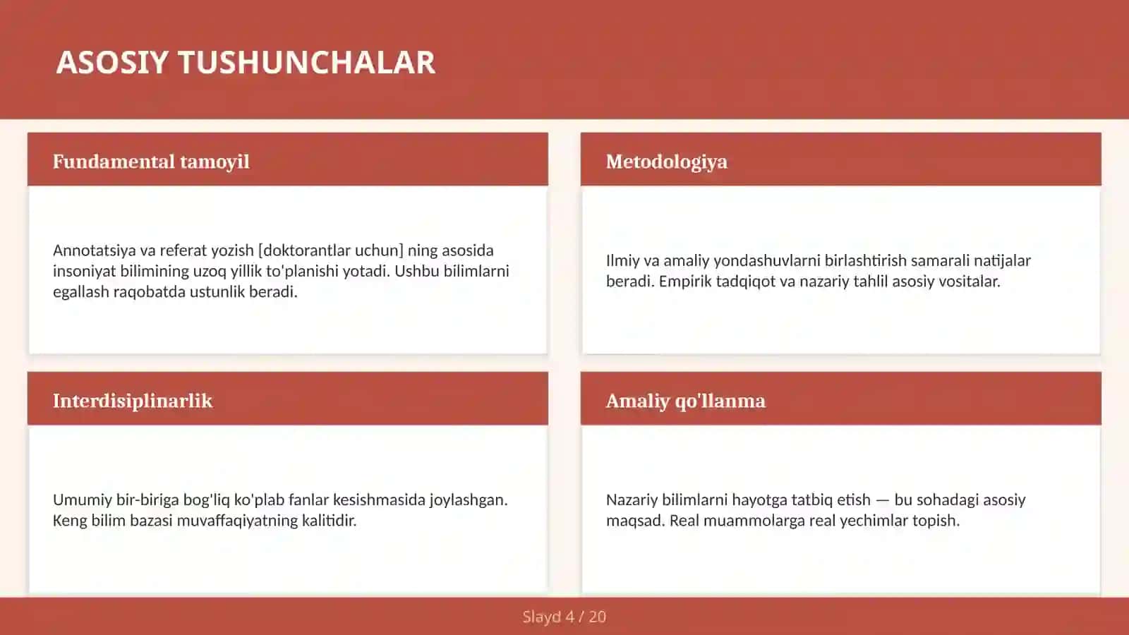 Annotatsiya va referat yozish [doktorantlar uchun] 4