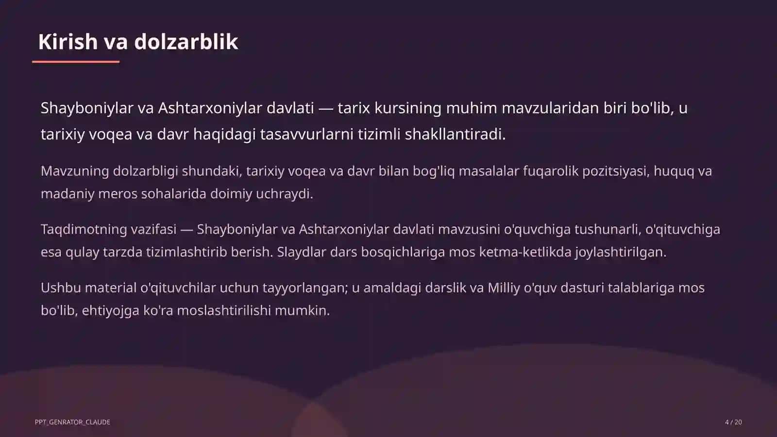 Shayboniylar va Ashtarxoniylar davlati (8-sinf) 4