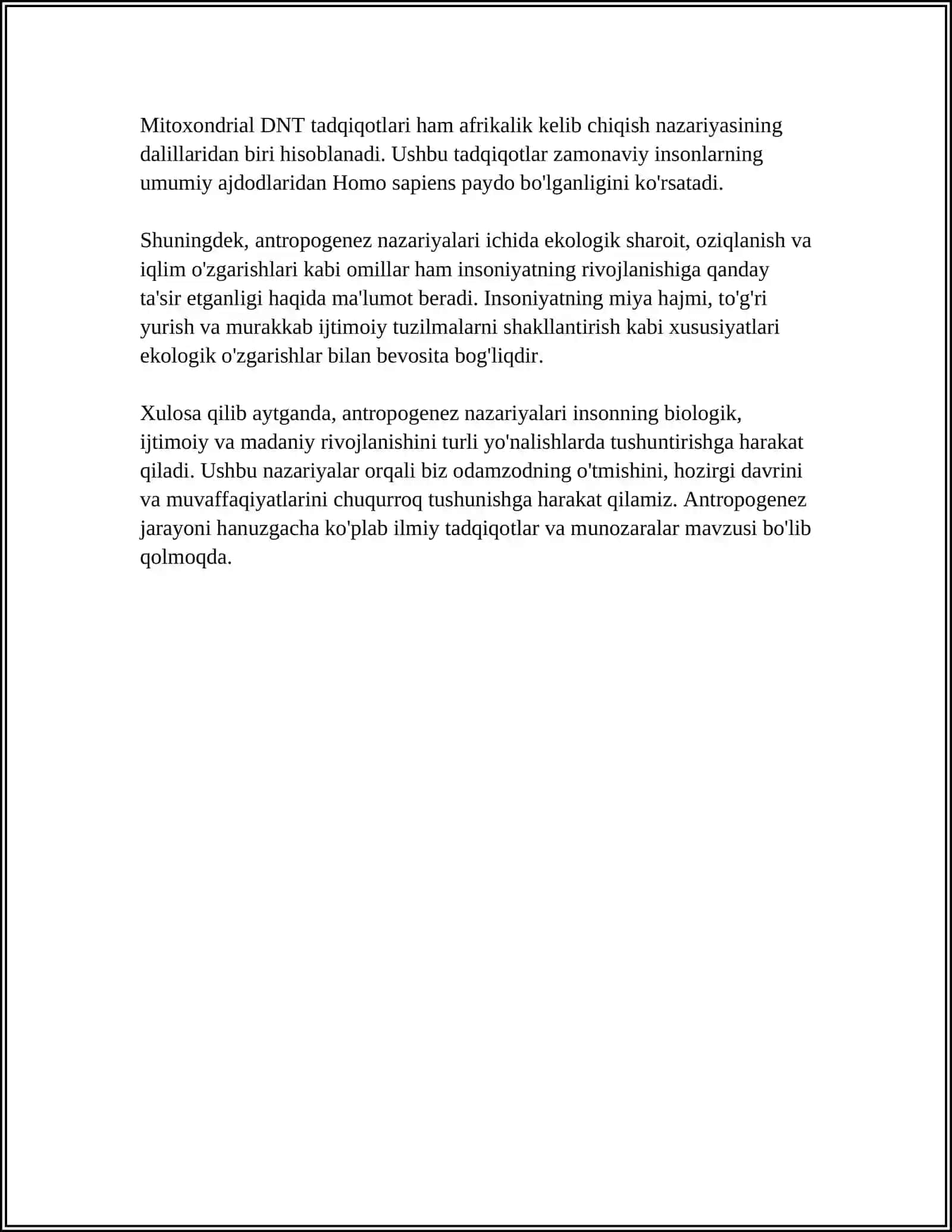 ANTROPOGENEZ 4