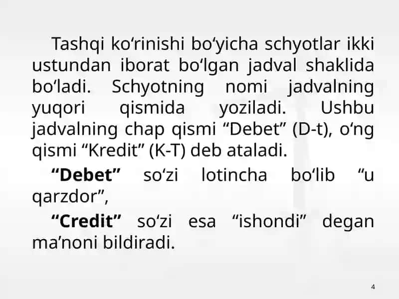 Xo‘jalik operatsiyalarida ikkiyoqlama yozuv 4