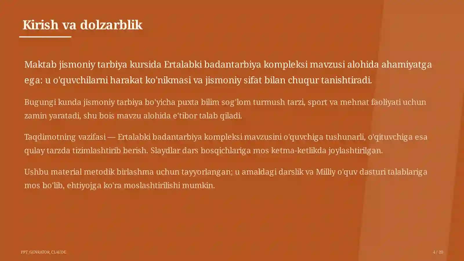 Ertalabki badantarbiya kompleksi (1-sinf) 4