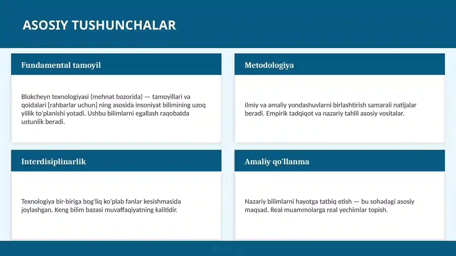 Blokcheȝn Texnologiyasi (Mehnat Bozorida) - Tamoyillari va Qoidalari [Rahbarlar Uchun] 4