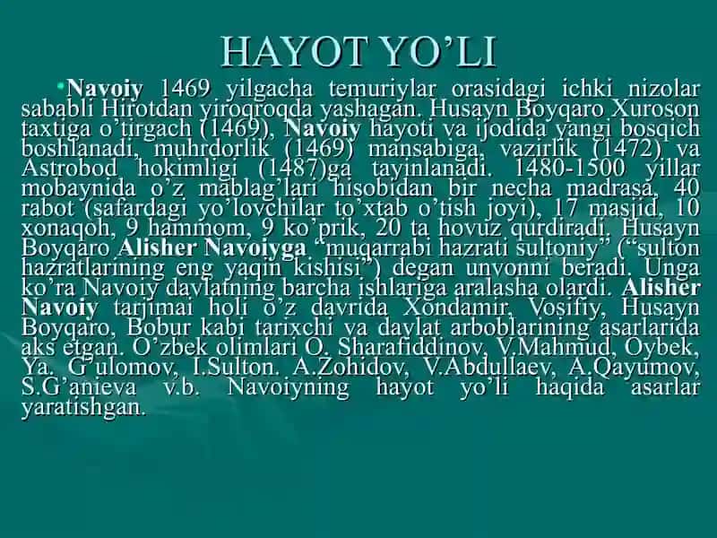 Alisher Navoiy 4