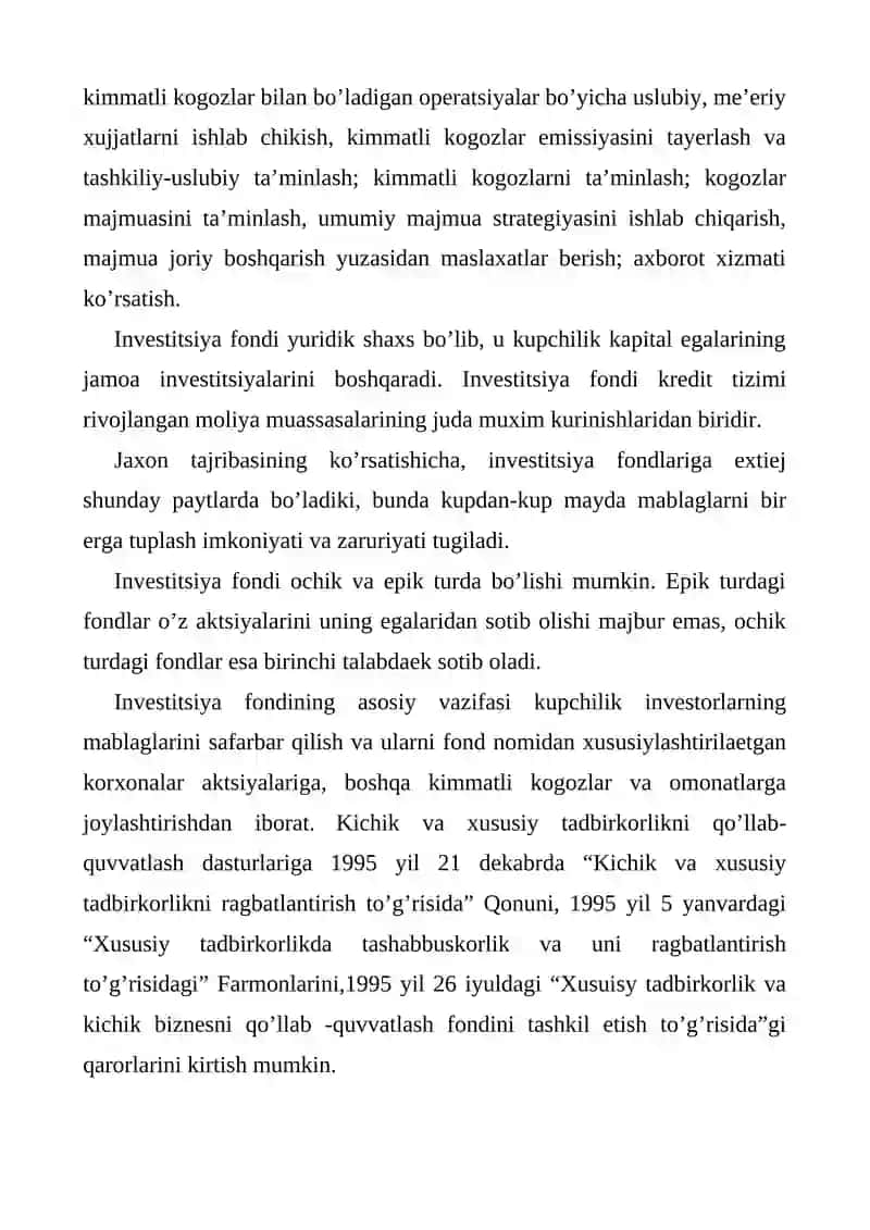Tadbirkorlik faoliyatini moliyalashtirish 4