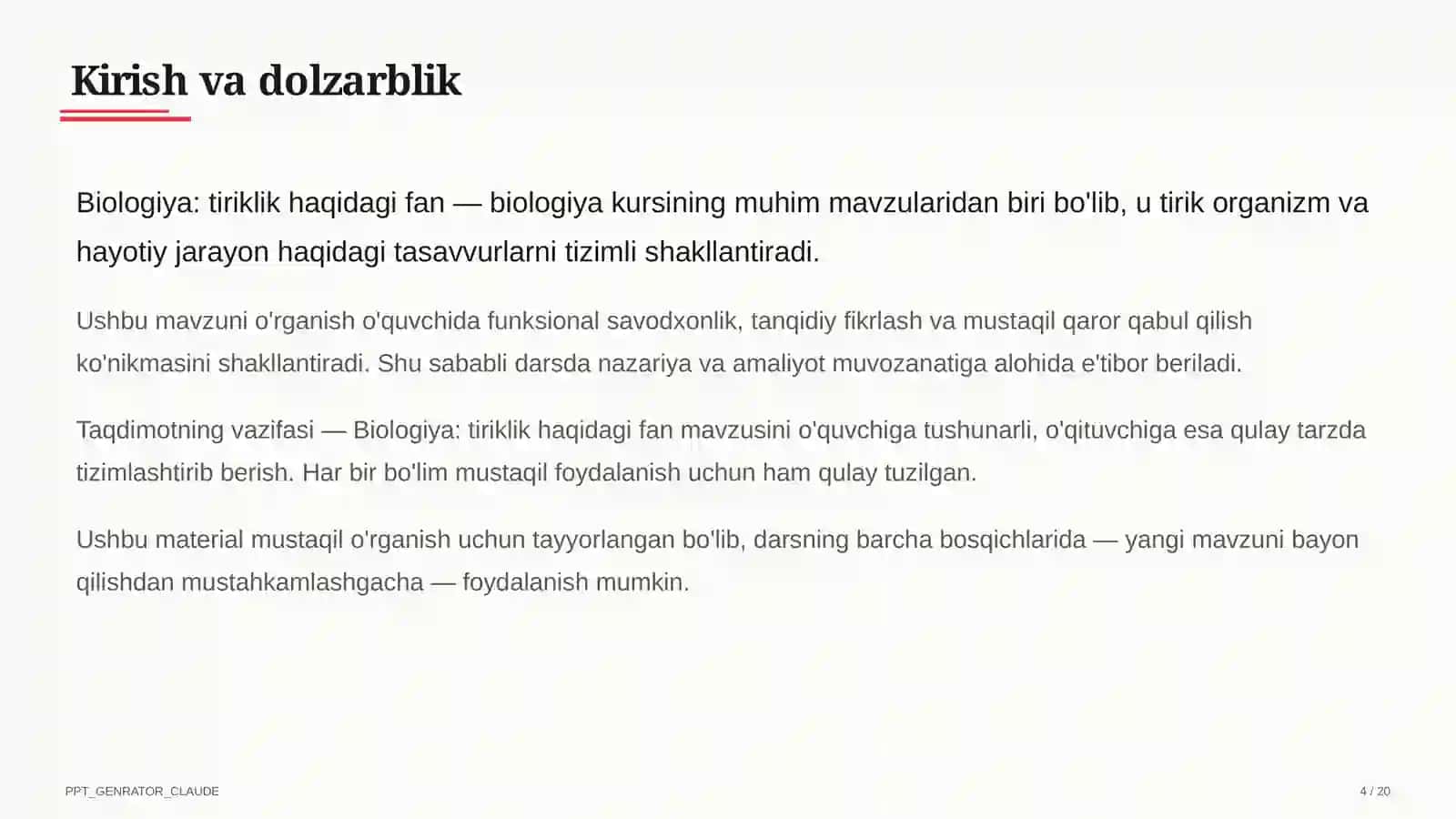 Biologiya: tiriklik haqidagi fan (5-sinf) 4