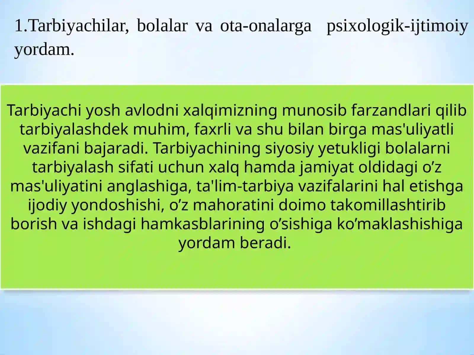 PEDAGOGNING OILA BILAN OLIB BORADIGAN IJTIMOIY FAOLIYATI 4