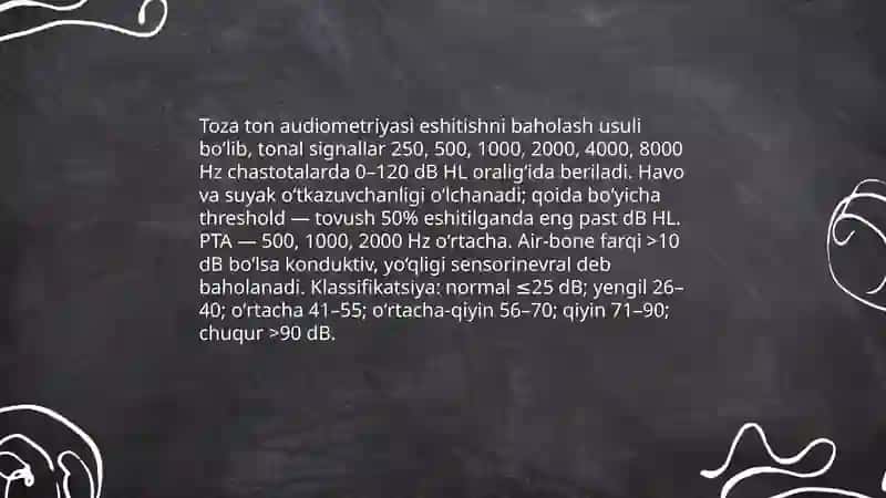 Eshitish bo‘sag'asini aniqlash 4