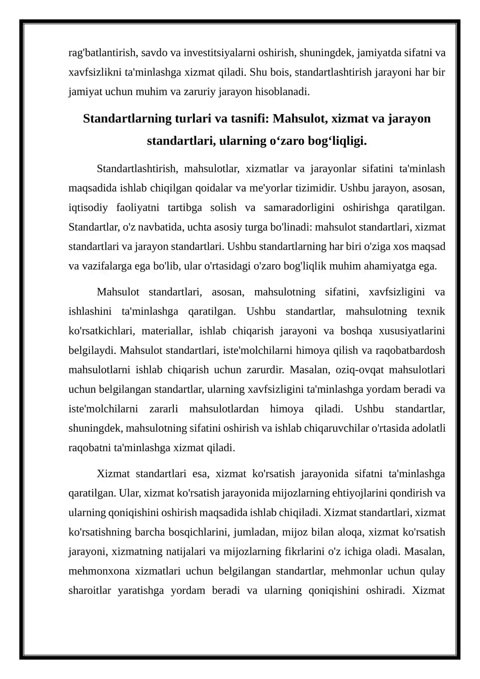 Standartlashtirishning nazariy asoslari 4