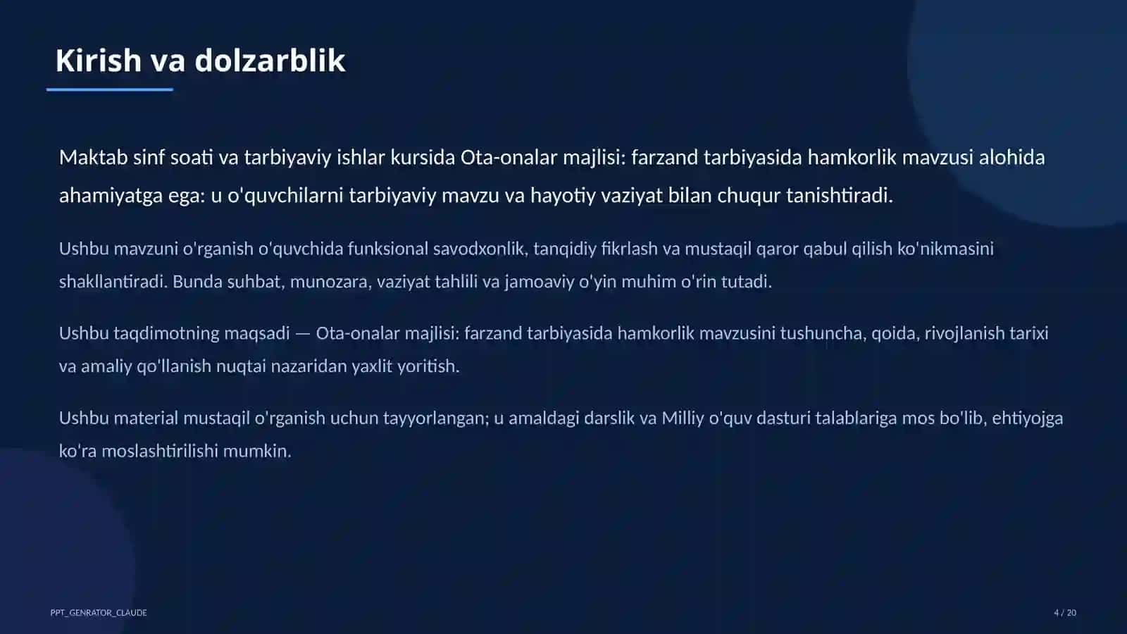 Ota-onalar majlisi: farzand tarbiyasida hamkorlik 4