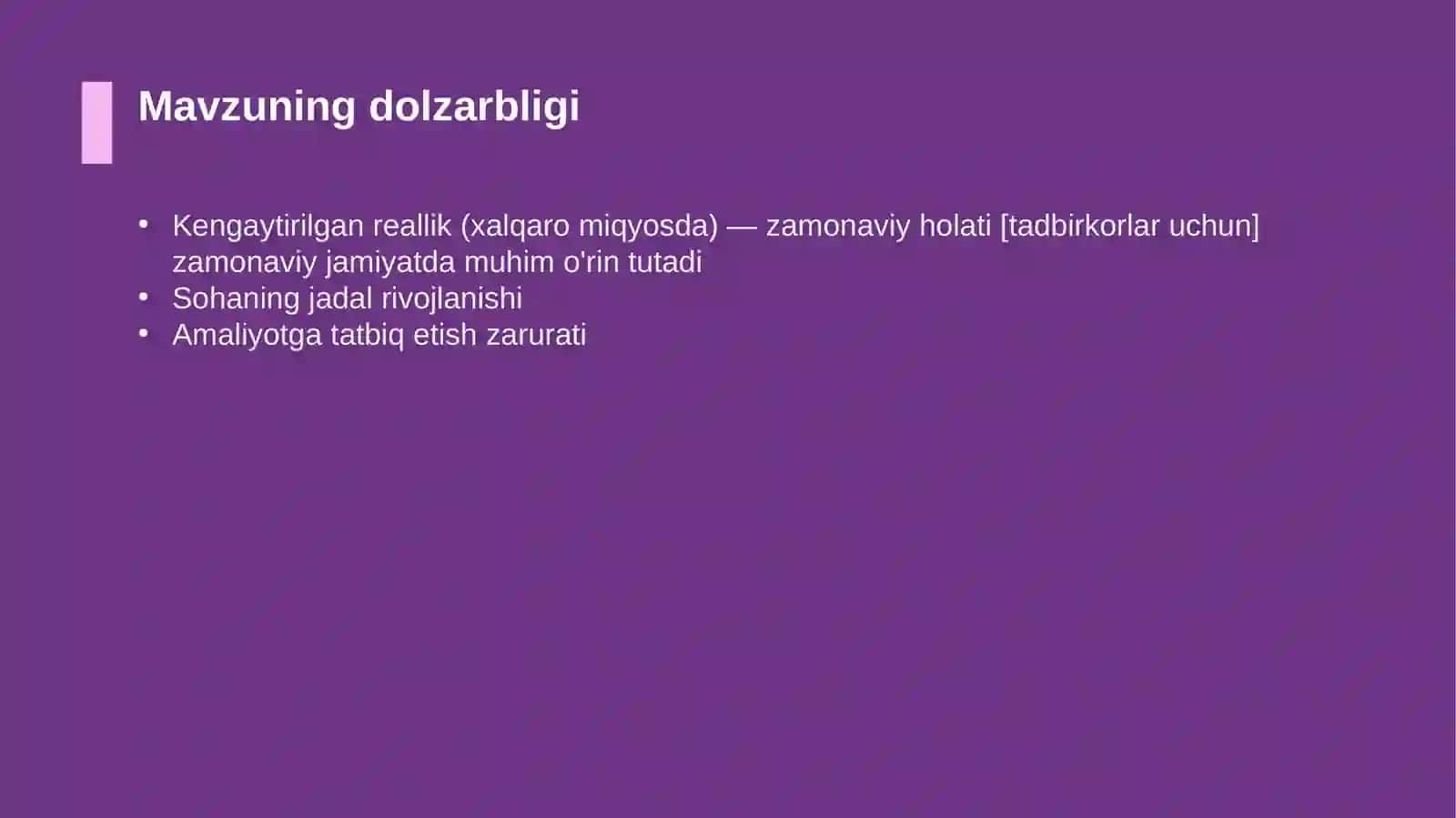 Kengaytirilgan reallik (xalqaro miqyosda) — zamonaviy holati [tadbirkorlar uchun] 4