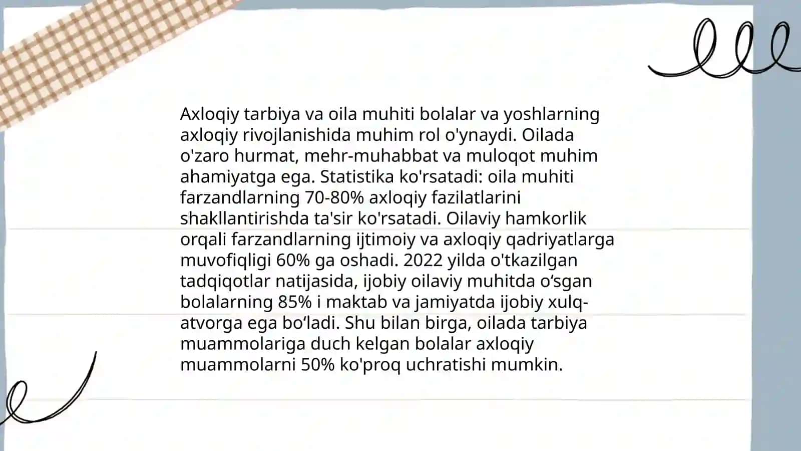 Oilaviy qadriyatlar 4