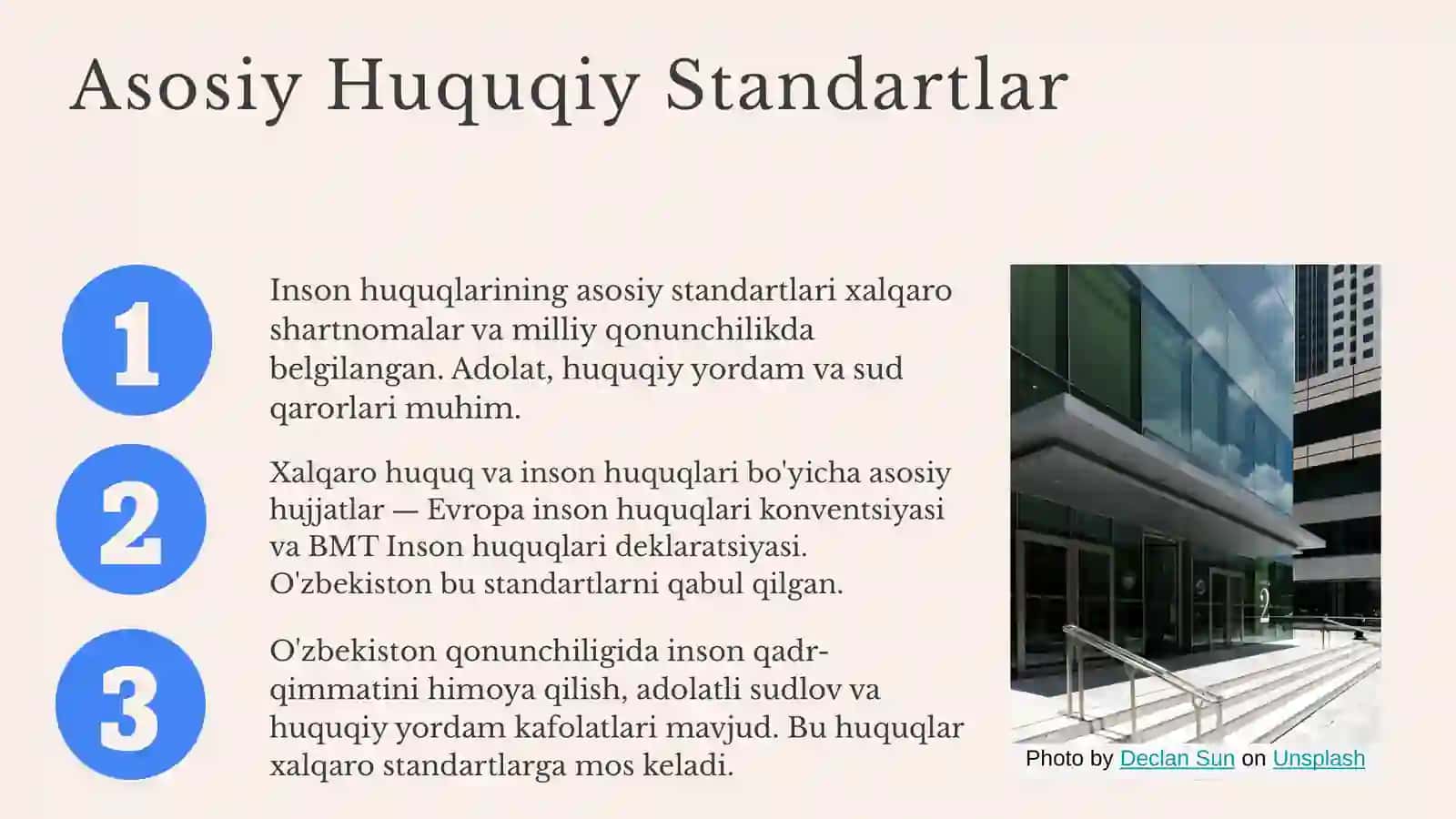 Insoning jinoyat protsesidagi huquqlari kafolotlovchi standardlar 4