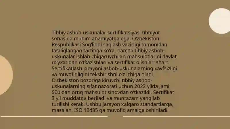 Tibbiyot tavarshunosligida qollaniladigan me'yoriy texnik xujjatlar 4