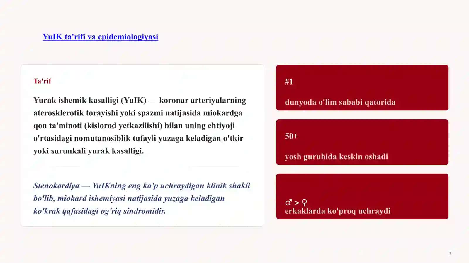 Yurak ishemik kasalligi va stenokardiya 4