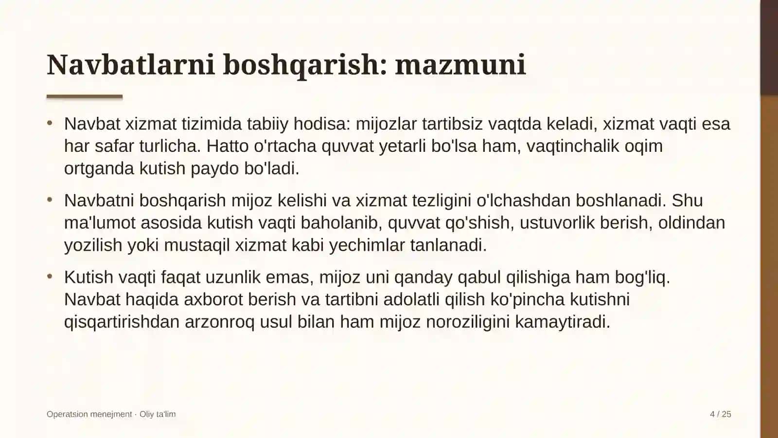 Korporativ moliyada navbatlarni boshqarish 4