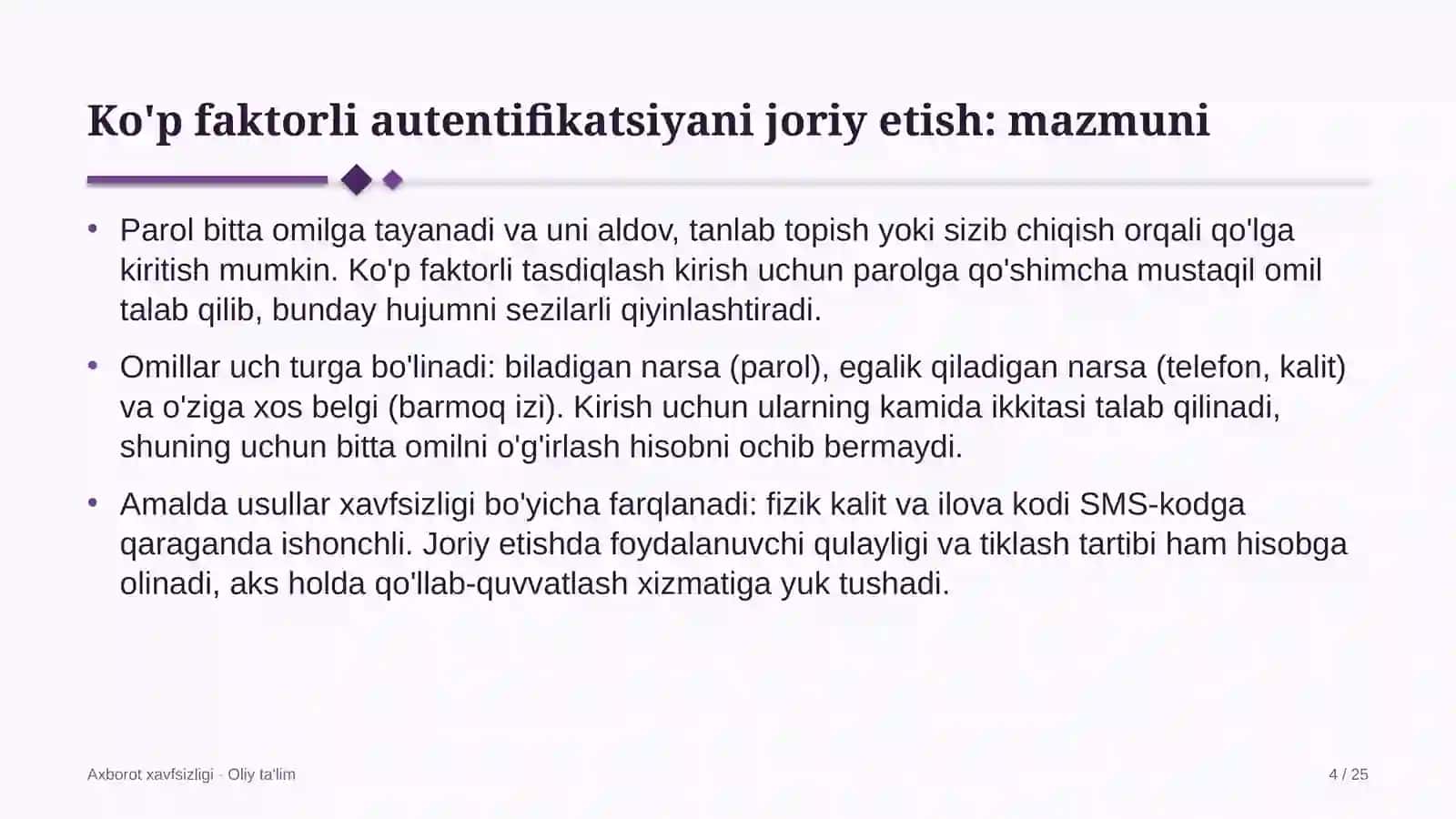 tuman gazetalarida ko'p faktorli autentifikatsiyani joriy etish 1913 4