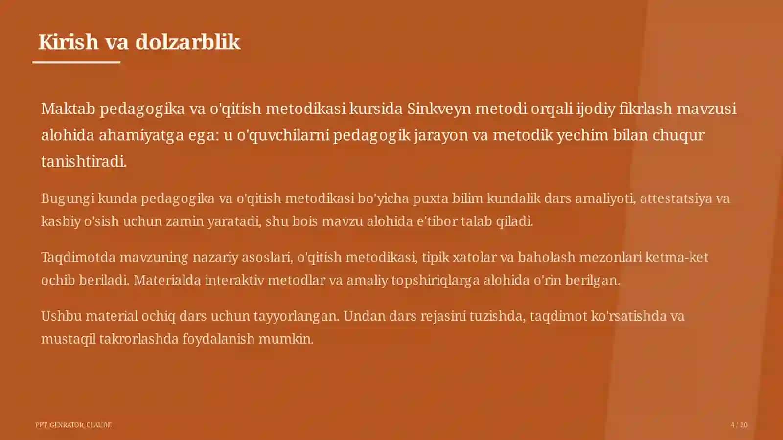 Sinkveyn metodi orqali ijodiy fikrlash 4