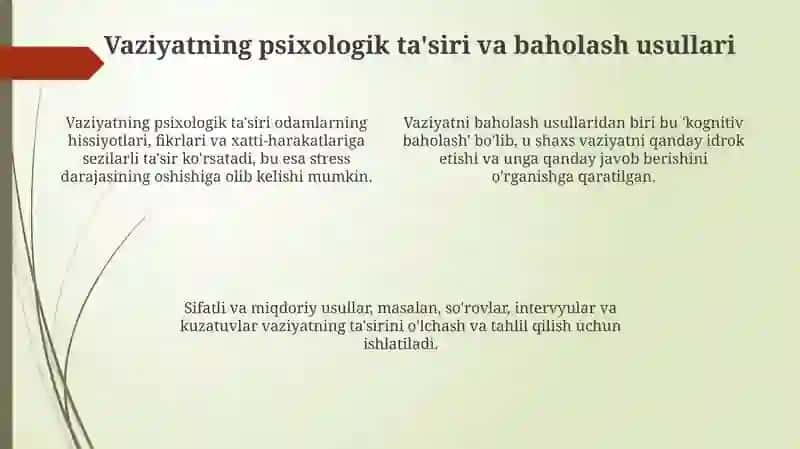 Psixologiyada“vaziyat”kategoriyasi 4