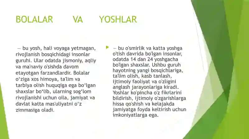 OILA, BOLALAR VA YOSHLAR 4